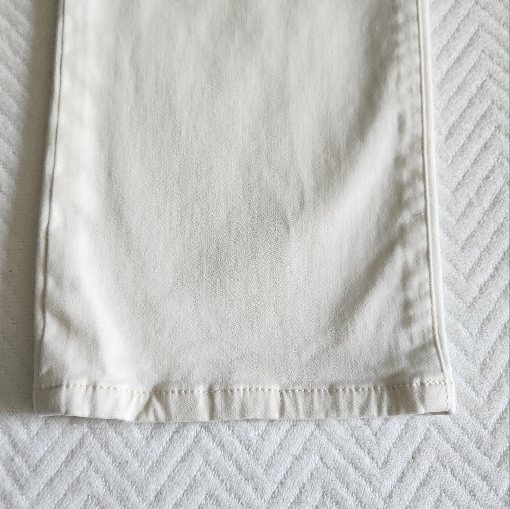 Lauren Ralph Lauren Green Label Jeans White Classic- White Straight-Leg Pants - Picture 3 of 9